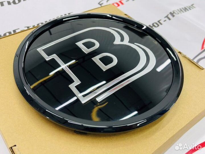 Знак Брабус черный для Mercedes E 212/C205