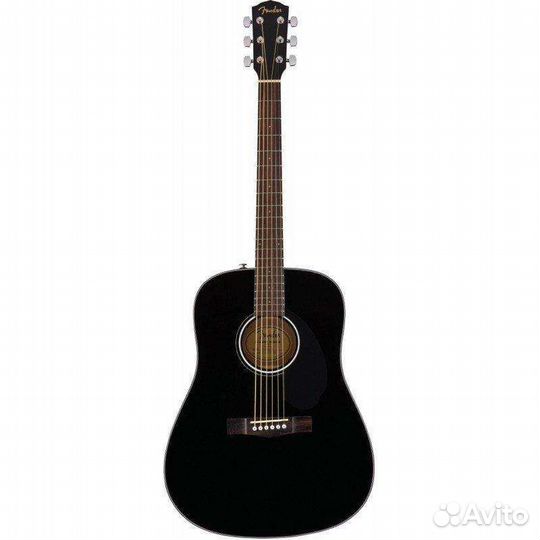 Акустическая Гитара Fender CD-60S Black