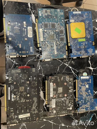 Видеокарты 6 штук