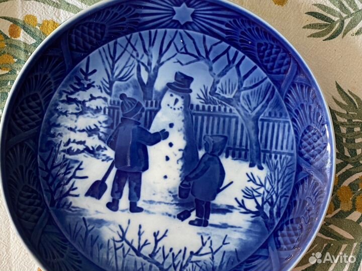 Тарелки royal copengagen рождественские