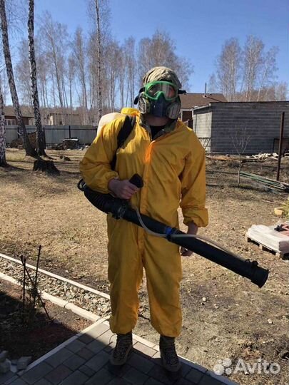 Обработка участков от клещей,комаров,тли и т.п