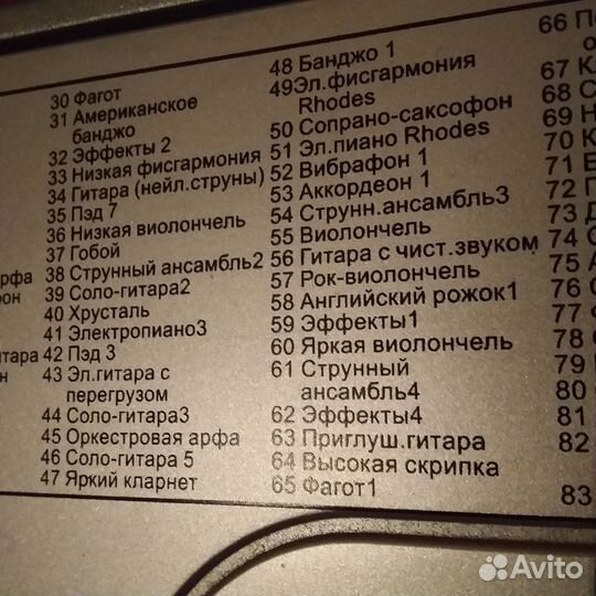 Электронный синтезатор denn DEK 885