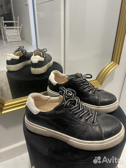 Кеды натуральная кожа 35