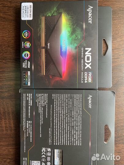 Оперативная память ddr4 8 gb 3200 (2шт)