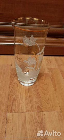 Ваза богемское стекло