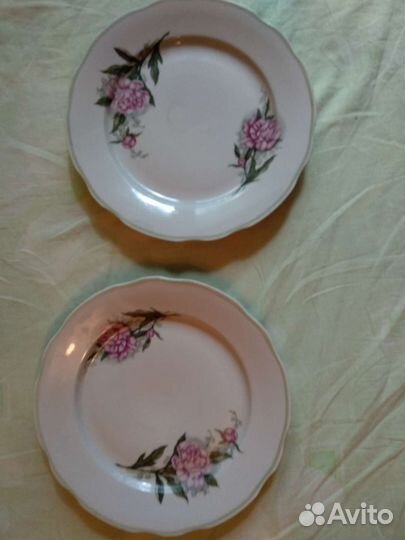 Тарелки Дулёво СССР 24 см фарфор