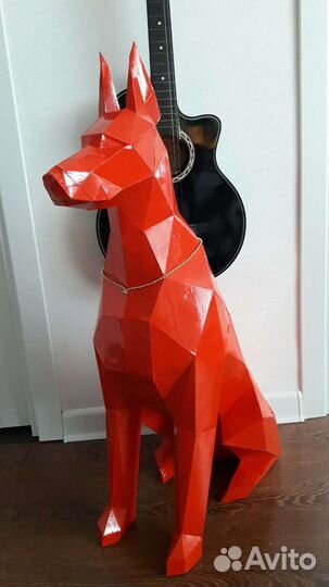 Доберман. Пепакура. Для интерьера. Любых цветов