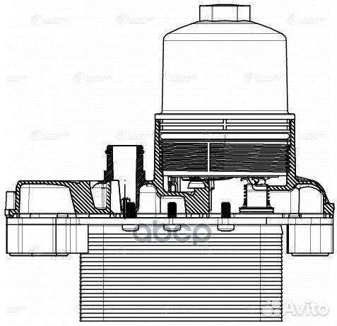 Радиатор масл. в сборе (теплообменник) LOC 1008