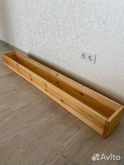 Деевянный ящик для цветов или декора