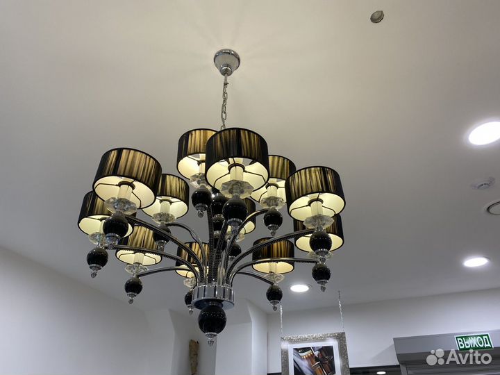 Люстры бу италия