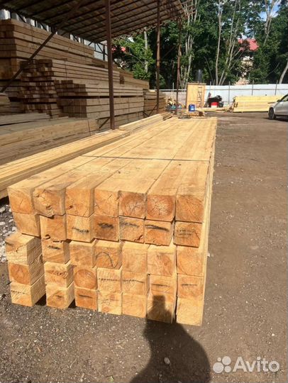 Брус обрезной строганный