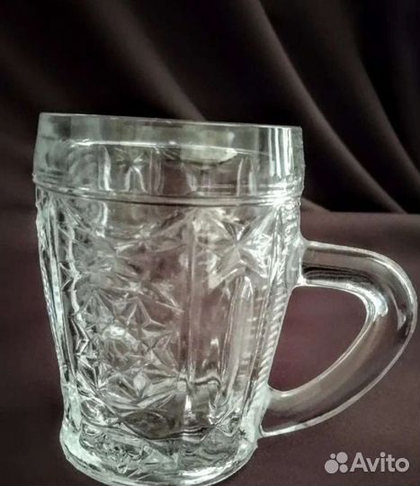 Хрусталь ссср. Набор кружек, стаканов. Винтаж