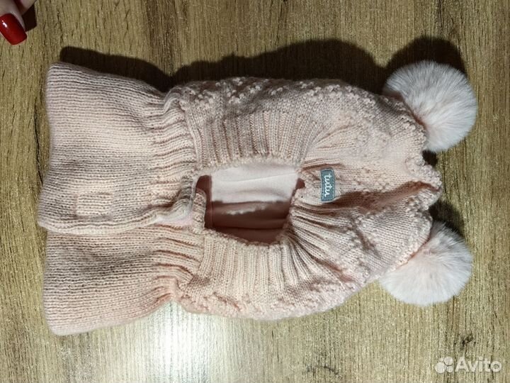 Шапка-шлем зимняя