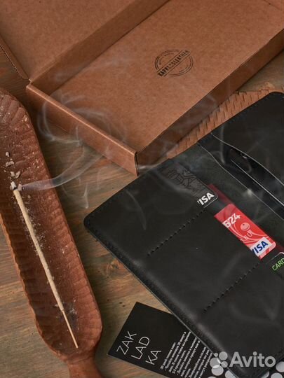 Кошелек портмоне мужской из натуральной кожи