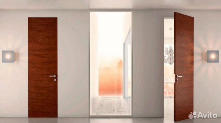 Межкомнатные двери скрытого монтажа эмаль