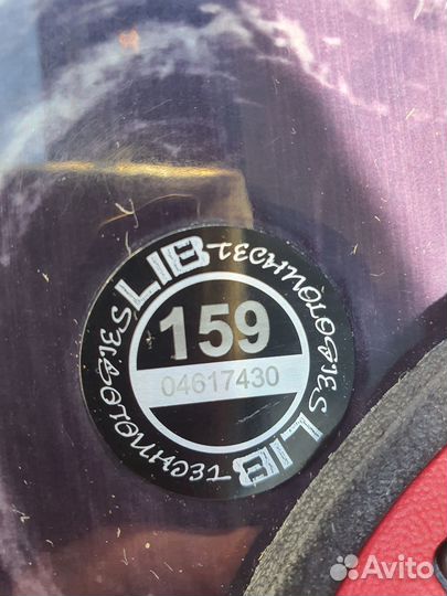 Сноуборд LibTech крепы Burton Custom и чехол