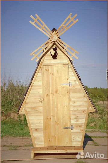 Дачный туалет с дельфином YFZ