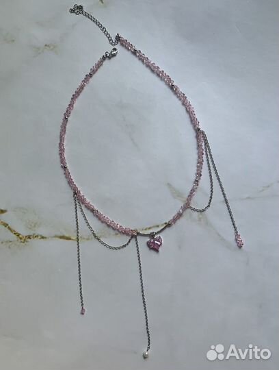 Колье чокер с подвесками