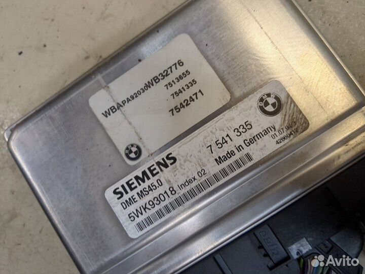 Блок управления двигателем BMW X3 E83, 2004