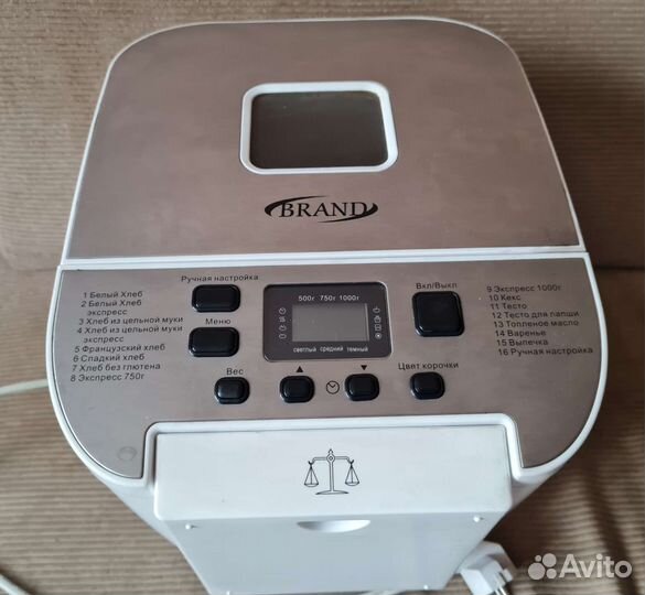 Хлебопечка Brand рабочая на запчасти
