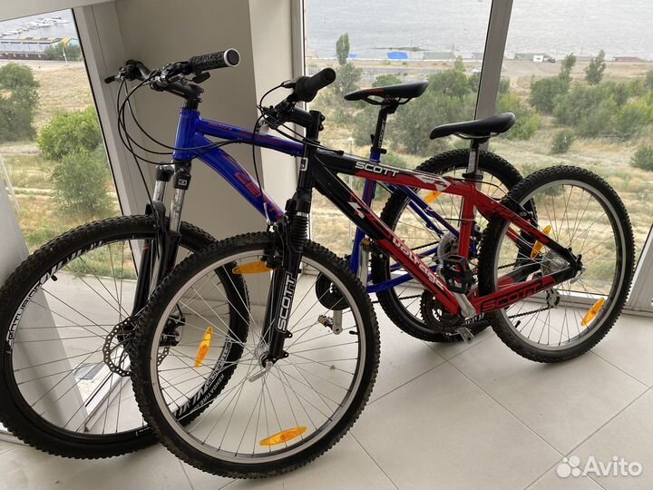 Велосипед scott красный