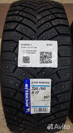 Michelin X-Ice North 4 225/50 R17 98H