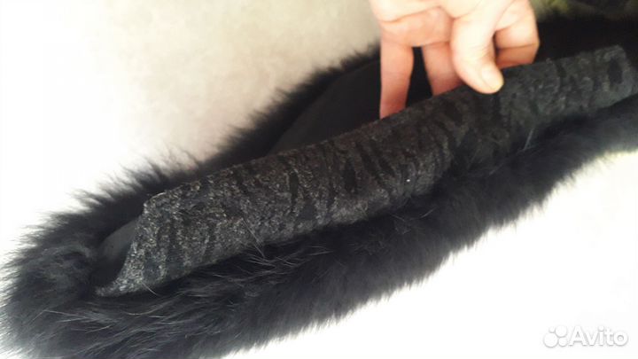 Меховой воротник песец