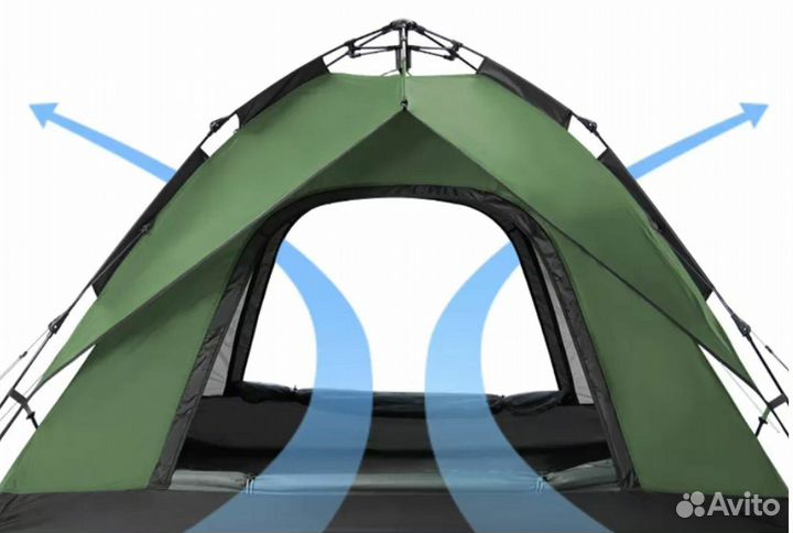 Палатка-автомат Naturehike NH21ZP008 3-4 местная