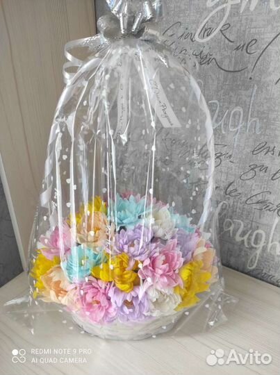 Букет цветов из мыла