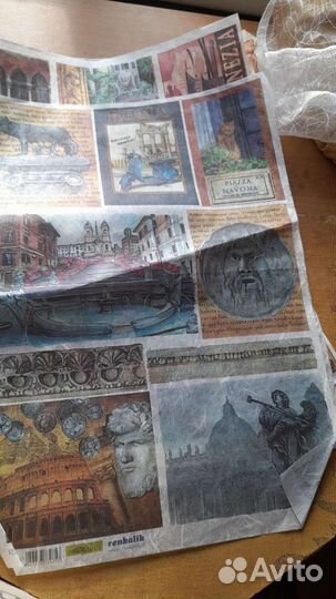 Карты для декупажа разные