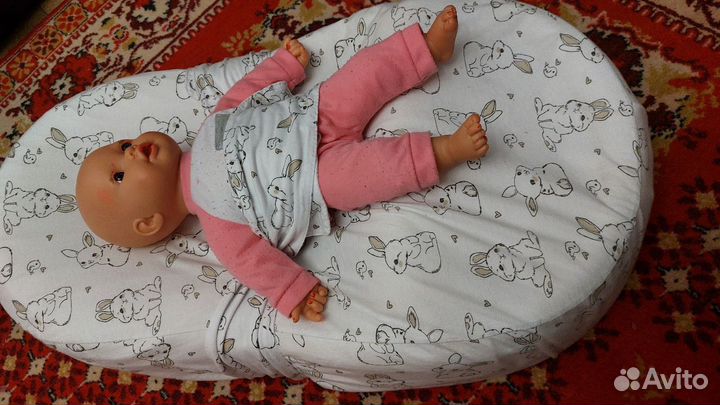 Кокон для новорожденных зевушка