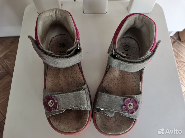Сандалии для девочки 25 размер