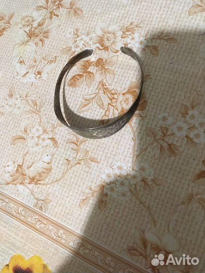 Серебряный браслет СССР