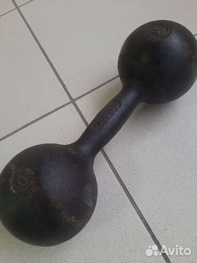 Гантель чугун 10 кг
