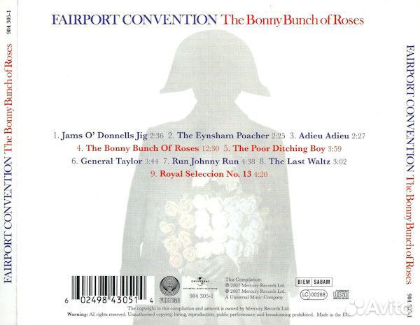 Fairport Convention -Bonny Bunch Of Roses (CD)