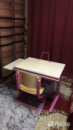 Растущая парта и стул дэми