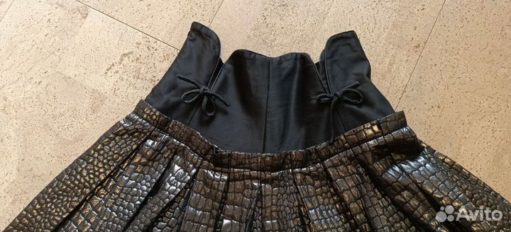 Юбка Climona S, 42 чёрно - коричневая