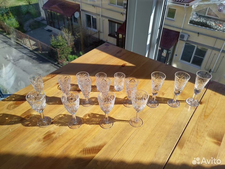 Хрустальная посуда бу