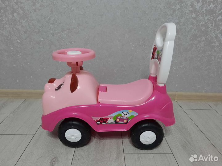 Детская машинка каталка с ручкой