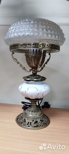 Лампа настольная, старинная