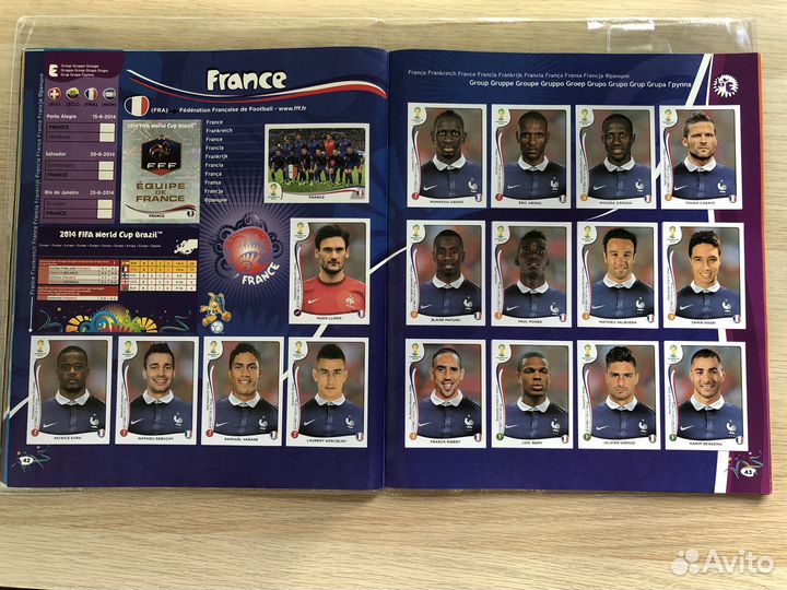 Полностью собраный альбом Panini World Cup 2014