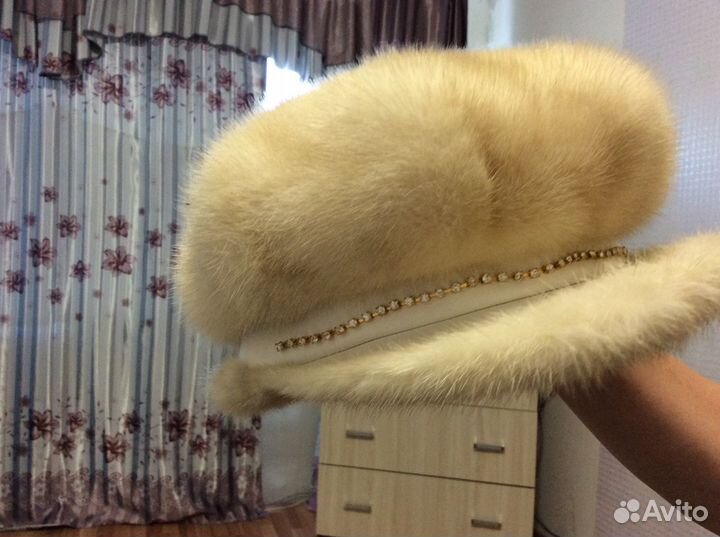 Норковая кепка женская зимняя