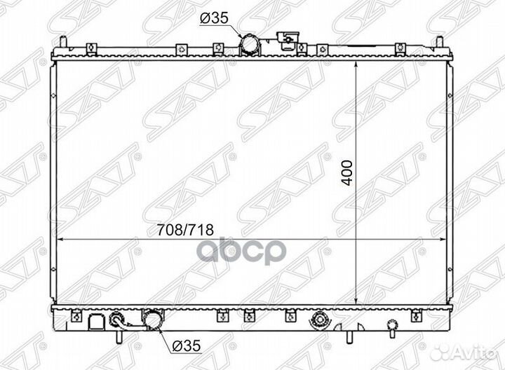 Радиатор Mitsubishi Chariot Grandis 97-03 MC0009-1