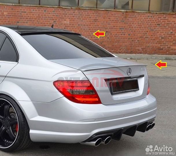 Спойлер+ Козырек AMG для Mercedes-Benz W204