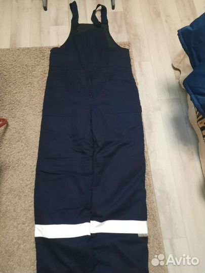 Спецодежда, полукомбинезон теплый, 48-50 р