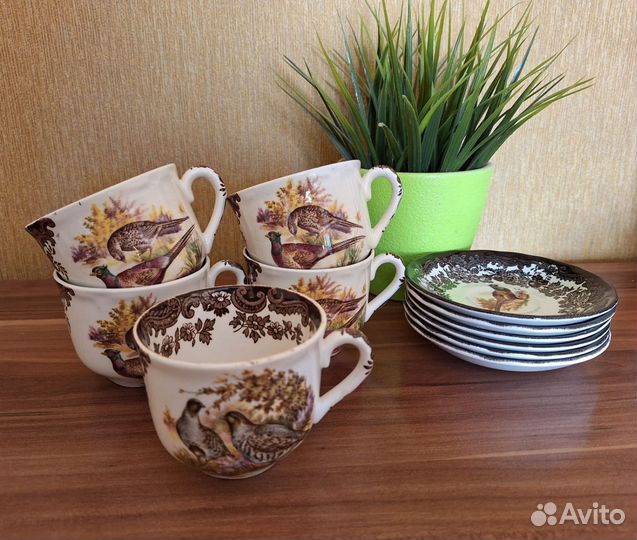 Чашка блюдце тарелка Palissy Англия винтаж