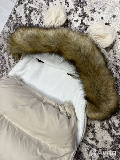 Конверт в коляску зимний