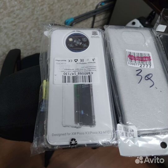 Poco X3 - три чехла и стекло