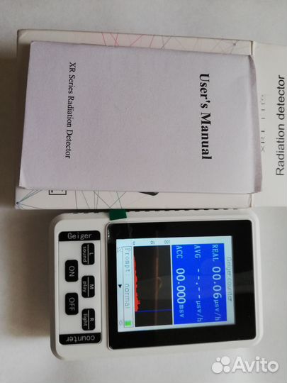 Портативный счётчик Гейгера