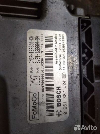 Блок управления эбу Форд Фокус 3 bv6112b684ba